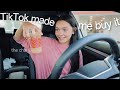 buying things I saw on TIKTOK *impulsive purchases*