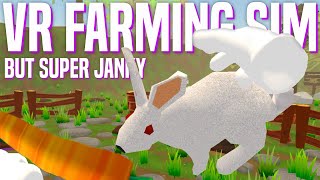 The Jankiest VR Game I've Played So Far! - Forest Farm VR (Oculus Link) screenshot 2