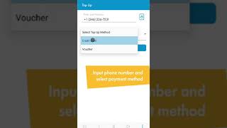 Topup using My FLOW Self Care app screenshot 1