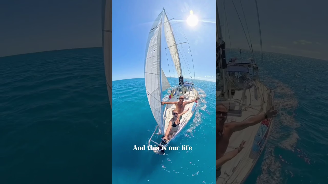 What sailing the word looks like #sailboat #living #travel #ocean