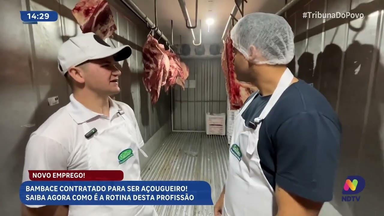 Meu Dia na Tribuna: Felipe Bambace encara rotina de açougueiro em Joinville