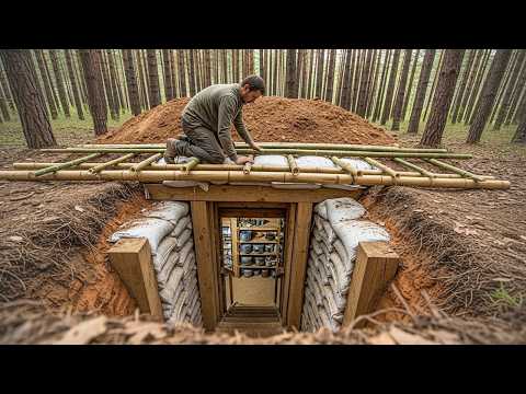This man is building a secret underground bunker even the police will never find!