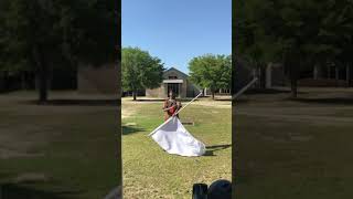 Marching Braves Colorguard Tryout 2018-19| Love On Top (Flag)