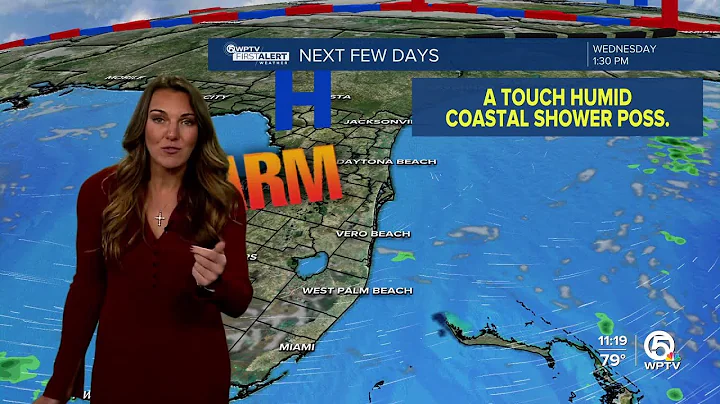 WPTV First Alert Weather Forecast for Afternoon of Tuesday, Nov. 18, 2025