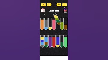 Water sort puzzle - Level 2865 #games #watersortpuzzle #level #puzzle #watersort #gaming #gameplay