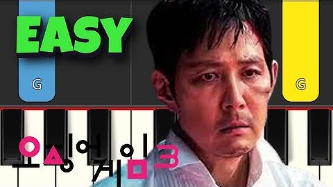 SQUID GAME 3 FINAL SONG - EASY PIANO TUTORIAL