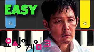 SQUID GAME 3 FINAL SONG - EASY PIANO TUTORIAL
