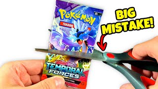 I Ripped The Rarest Pokemon Cards From Temporal Forces! (Save it or Rip it Challenge)