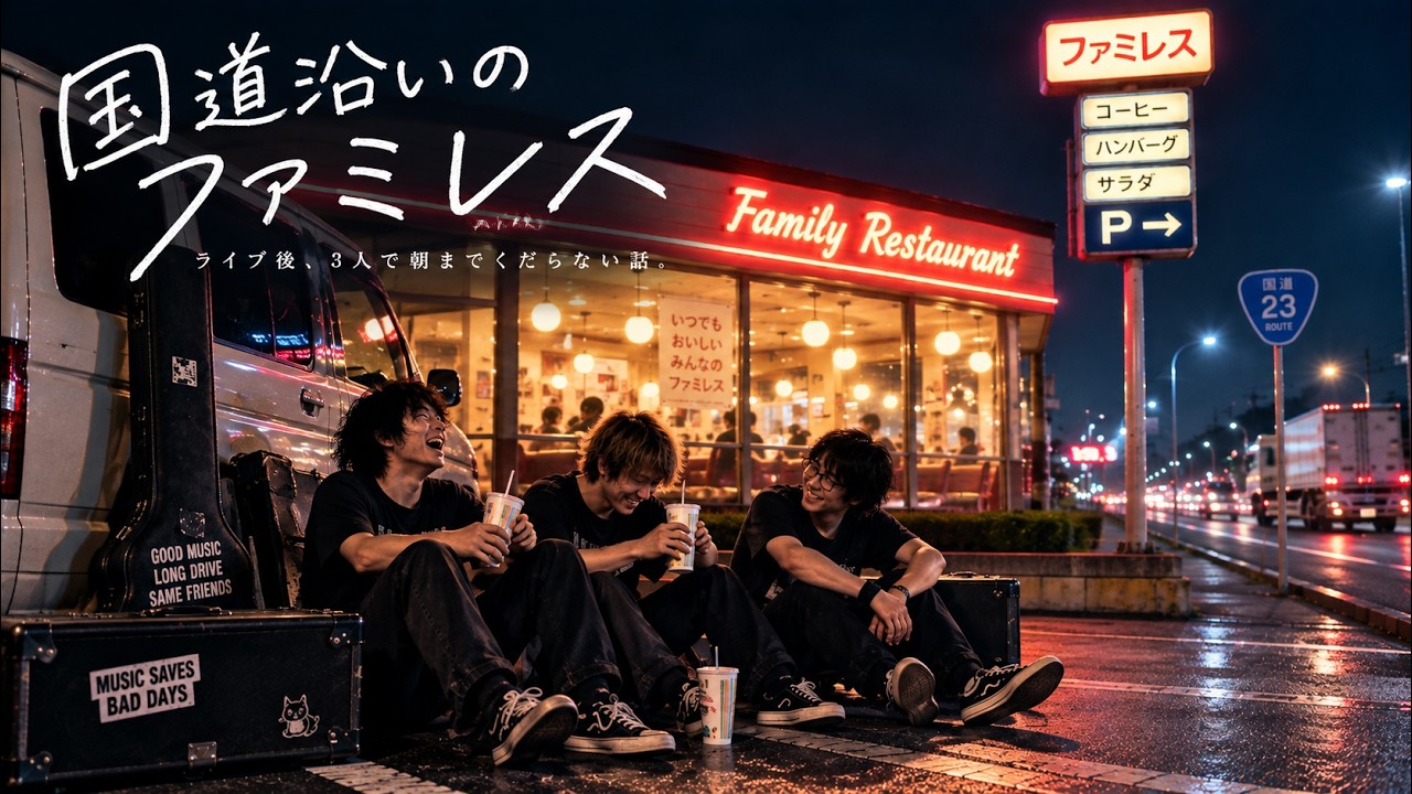 BASELINE 66】国道沿いのファミレス #ロック #インディーズ