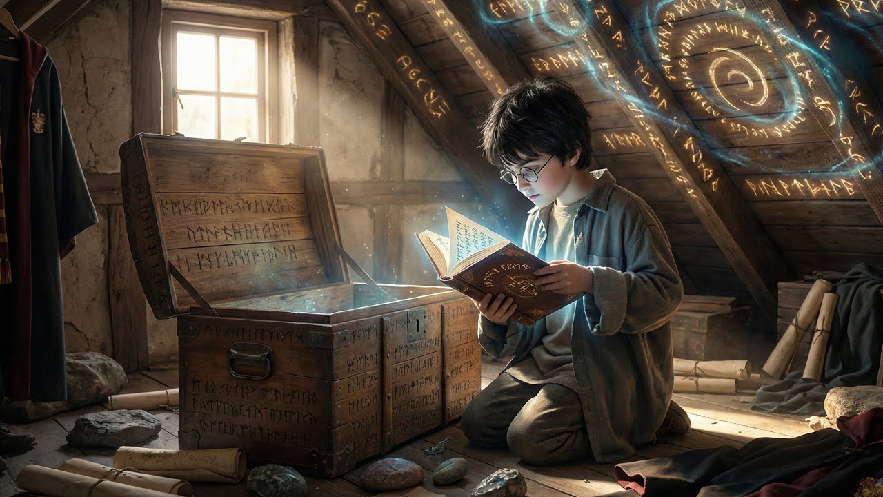 What If Harry Found His Mother's Enchanted Trunk And Learned Rune Magic At Age 8