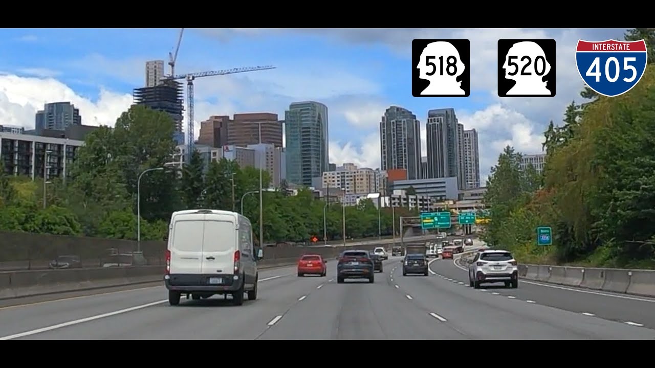 [2023/08] Seattle Freeways I405, SR 518, SR 520 Burien to Redmond