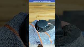 combination of iron and rubber tubes