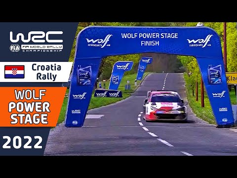 WRC WOLF Power Stage HIGHLIGHTS and RESULTS : WRC Croatia Rally 2022