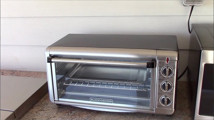 Black & Decker TO1373SSD 4-Slice Convection Toaster Oven - Stainless Steel