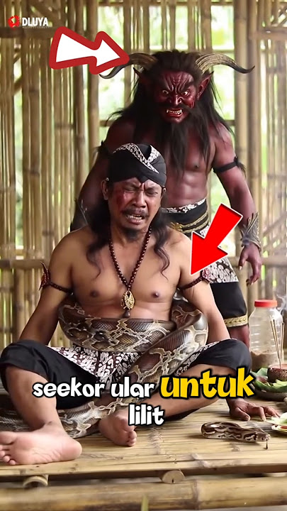 The powerful shaman is in pain as he is wrapped in a snake sent by a demonic creature. #shortsfee...