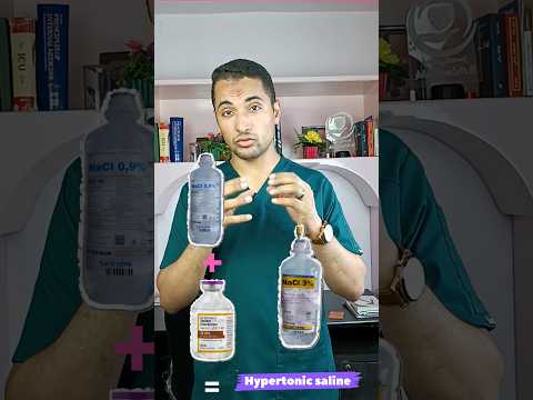 صوديوم بيكارب و محلول الملح تمريض 