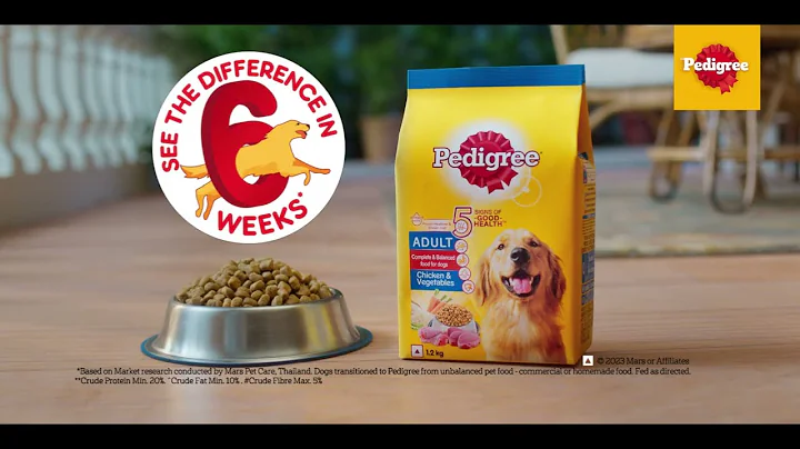 Switch to Pedigree and See the Difference in Just 6 weeks| English | 6 secs