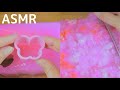 ASMR🍑硬め！シャキシャキスライムの型抜き🌸音フェチ | SORA MINI&ASMR