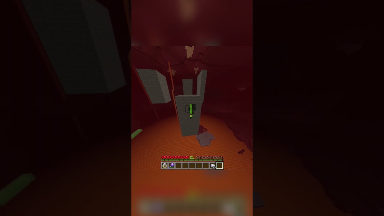 【マインクラフト】パルクールできるアドオンでアスレしたら楽しすぎた件3人称ver#shorts #minecraft #マイクラ