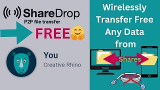 For Free Files/Data Sharing from PC To Android | Easy Shares Any Data|#ShareDrop|#YT screenshot 5