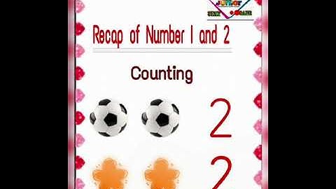 Maths: Recap of no. 1 & 2