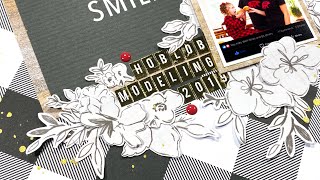 Scrapbooking For Beginners Hoblob Modeling Final Scrapbook Layout Process