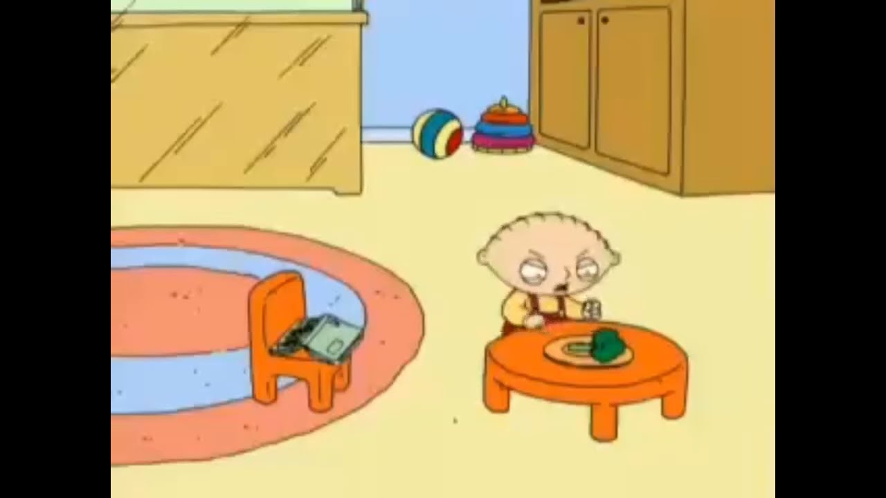 Stewie vs Broccoli - family guy Sn 1 Ep 2