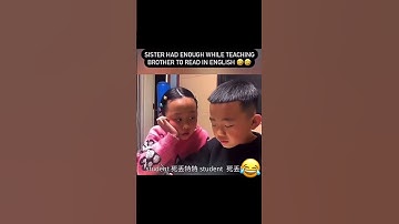 Chinese kids learning English/funniest thing you will watch today 😅#shortsfeed #china #english