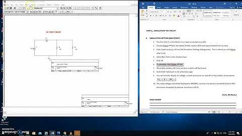 ORCAD 9 2 SIMULATION THE CIRCUIT