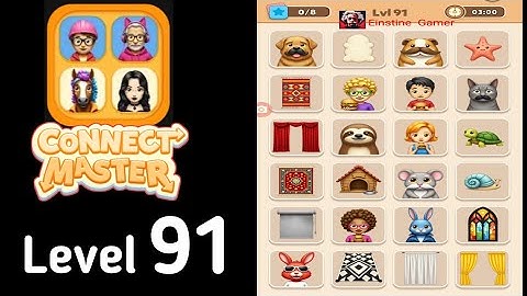 Connect Master Match Puzzle level 91 Guide Walkthrough Solution