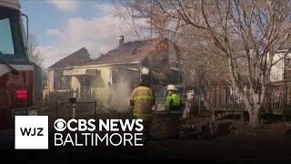 2 people dead, police officer and civilian injured in Harford County house fire