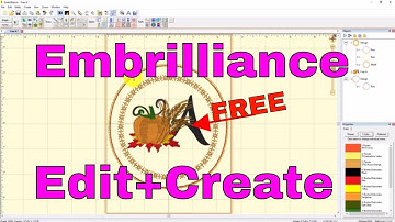 Embrilliance Stitch Artist: Edit an embroidery design+create a mug rug