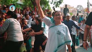 Smt. Mamata Banerjee Leads A Janasabha In Hooghly And a Roadshow in Howrah