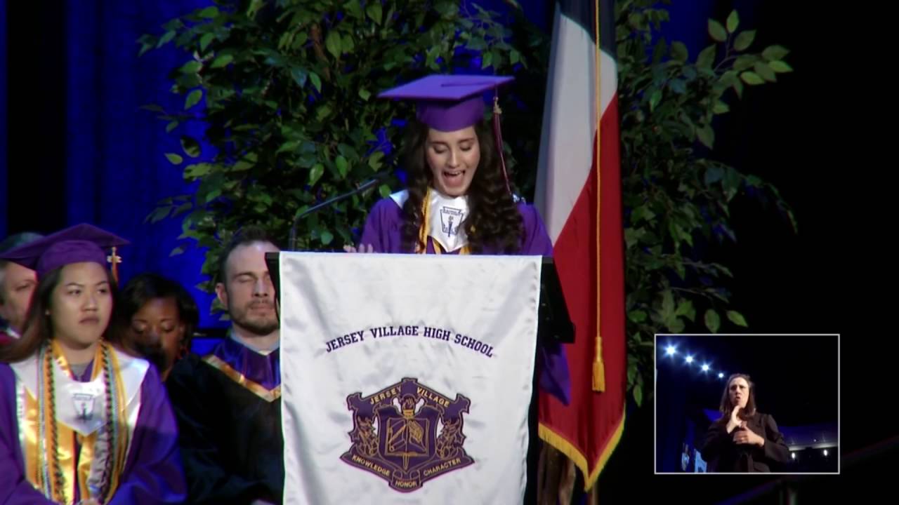Jersey Village High School 2016 Commencement Speech by Demi Navarro