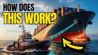 The Physics Trick Behind How Tugboats Move Ships 100x Their Size