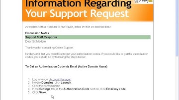 How to Get an Authorization Code of  a Domain via Email at Godaddy.com