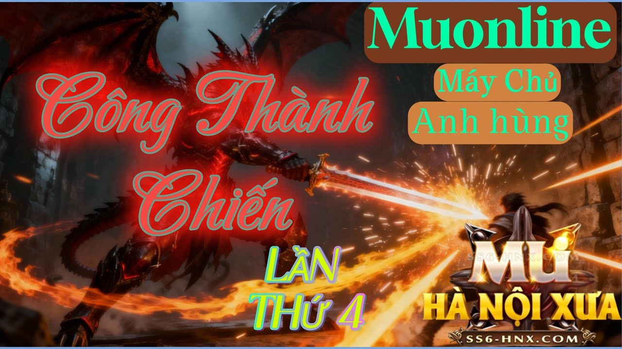 🔴 MU Online 2025 | CÔNG THÀNH CHIẾN LẦN 4 – GUILD NÀO LÊN NGÔI? | SS6-HNX.COM | Tú Nguyễn