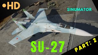 Su-27 ( R-73 ) ( R-27ER ) ( GSh-30-1 cannon ) { simulator gameplay } | WAR THUNDER