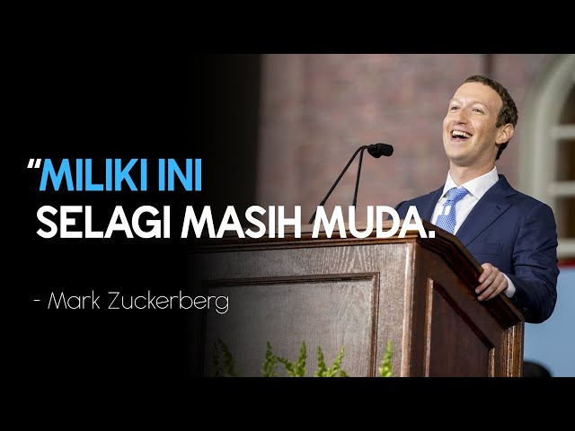 Nasihat Terbaik Mark Zuckerberg bagi MILENIAL - Motivasi u0026 Inspirasi Subtitle Indonesia class=