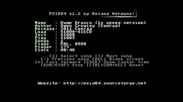 Dump Draxco by Conrad (C64G) (8580R5) (Real hardware recording)