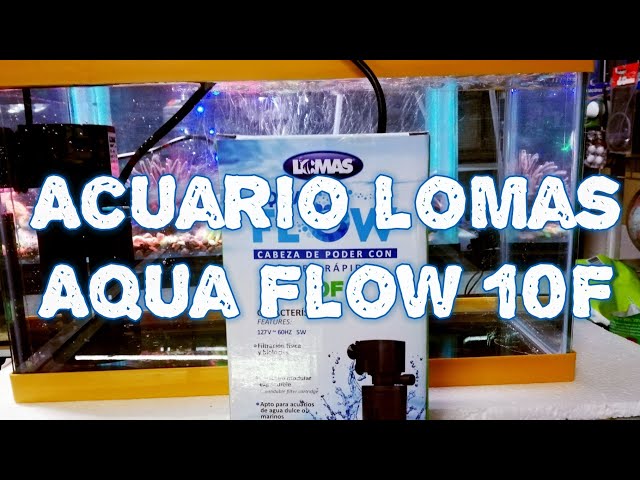 Filtro para pecera acuario aquaflow 10f Lomas Aqua-Flow