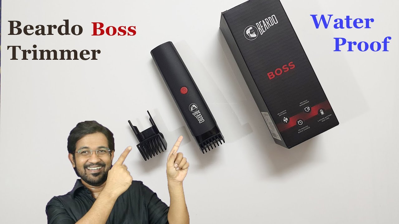 Beardo Boss Trimmer BD TMPM02 Best Beardo Trimmer Unboxing 2022 YouTube
