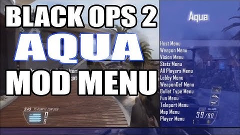 [PS3] Black Ops II Mod Menu | Aqua - By Raz0rMind!
