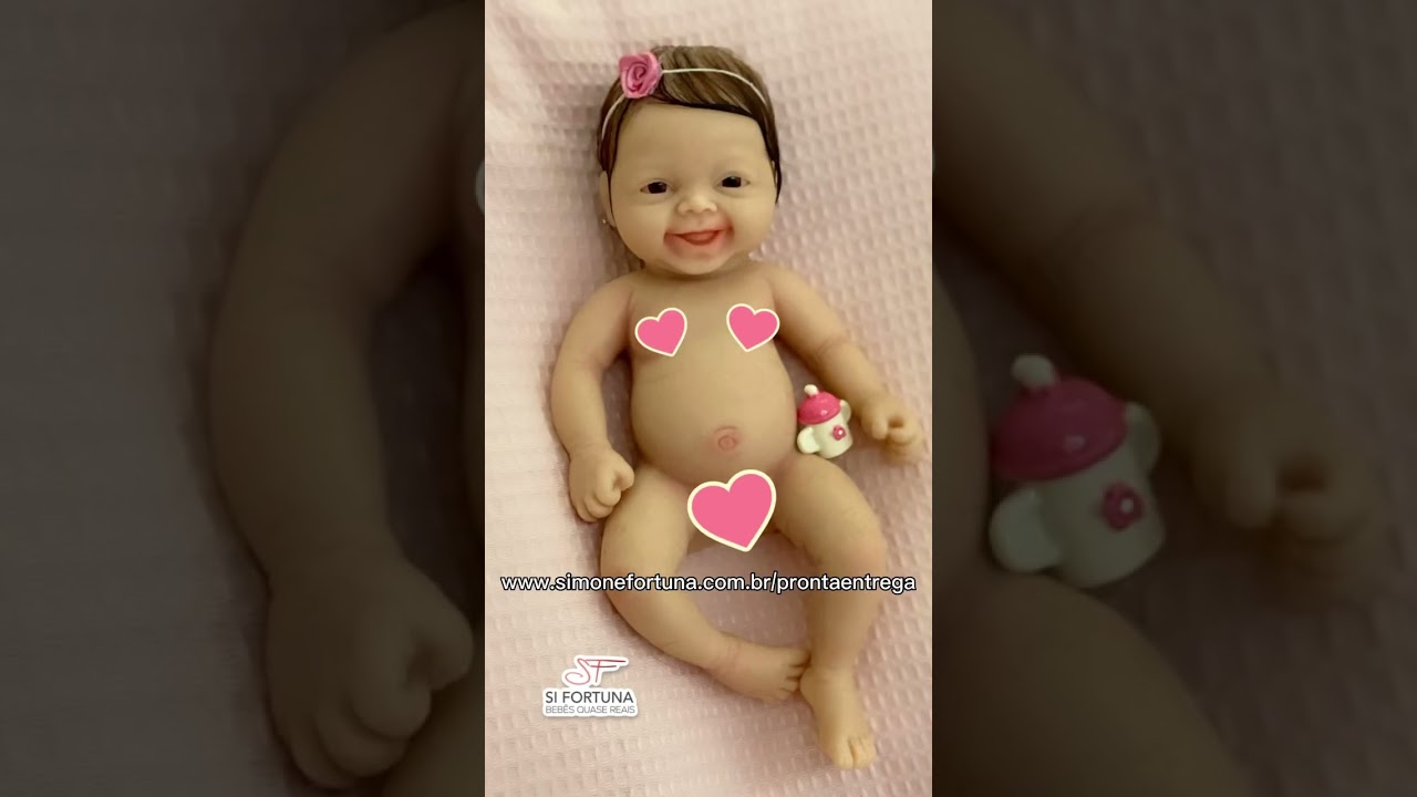 MINI REBORN DE SILICONE SÓLIDO 😱🛁 