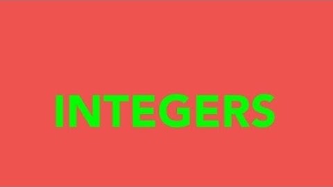 6th CLASS// MATHS// INTEGERS CHAPTER- 4// EXERCISE- 4.3@yvchannel5062