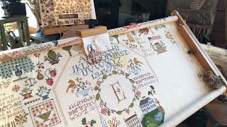 “AS THE SCROLL TURNS”…part2 Needlework MONTAGE with Deb!  (Country Stitchers mini series) CSV180