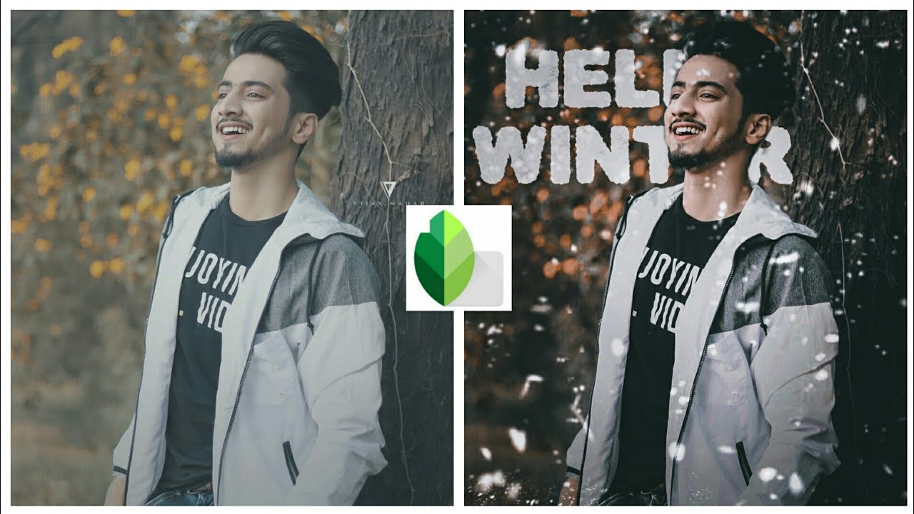 Snapseed Winter backgroun change photo editing | Best Colour Effect | Alone boy Concept