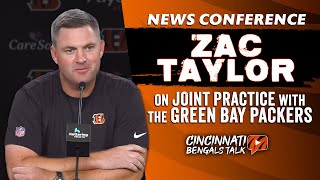 Zac Taylor on Bengals’ Joint Practice With Packers, Injury Updates and More | Training Camp 2023