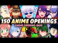 Top anime openings quiz  150 popular openings