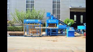 DF 10 10S  hyper interlocking brick makinng machine with 500tons pressure
